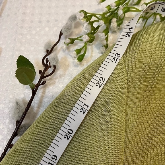 𝅺PLEIN Air Green Jacket with rhinestone button. - Picture 6 of 12